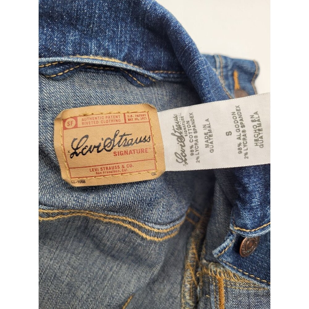 Levi Strauss Toddler Kids SZ S Trucker Denim  Jean Jacket VTG 2004 y2k Button Up - Picture 5 of 7